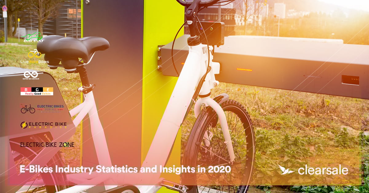 Image of a parked e-bike and a text that says: 