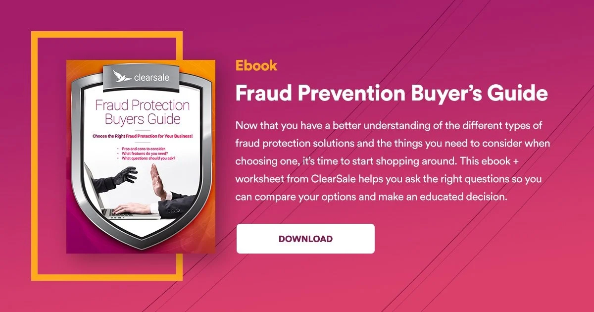 Ebook: Fraud Prevention Buyer's guide