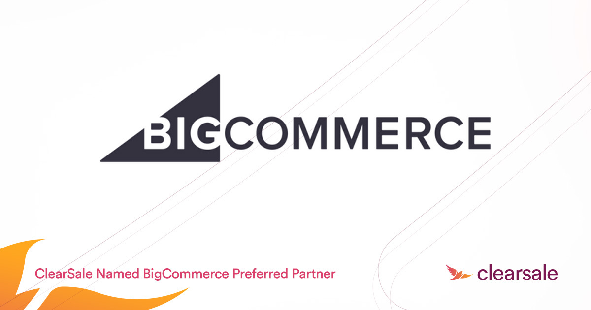 The logo of Bigcommerce and a text that says: 